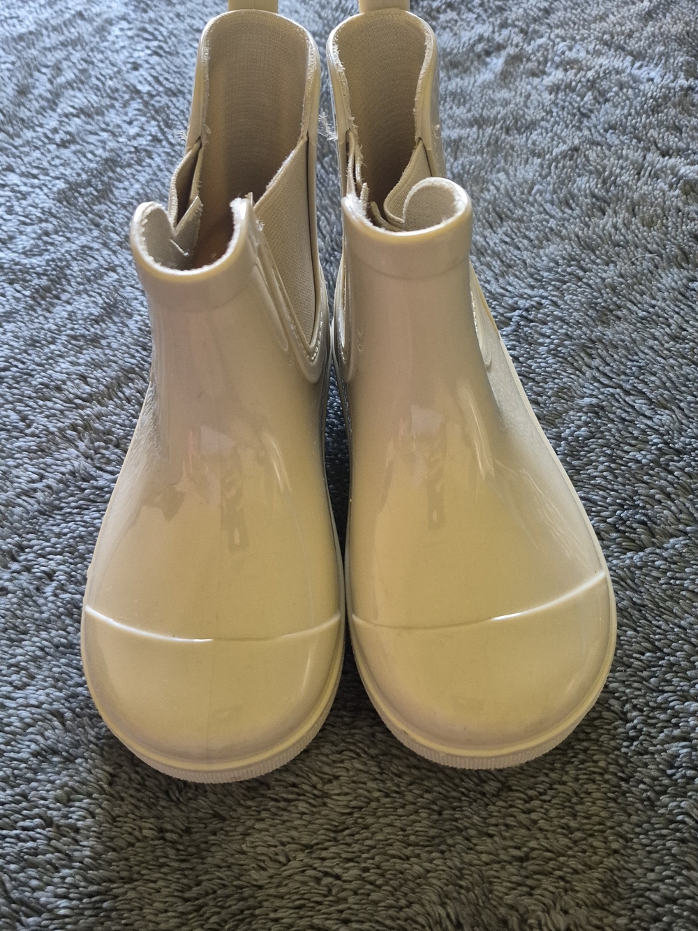 Kids Cream Rain Chelsea Boots - Brand Bear Paw 10